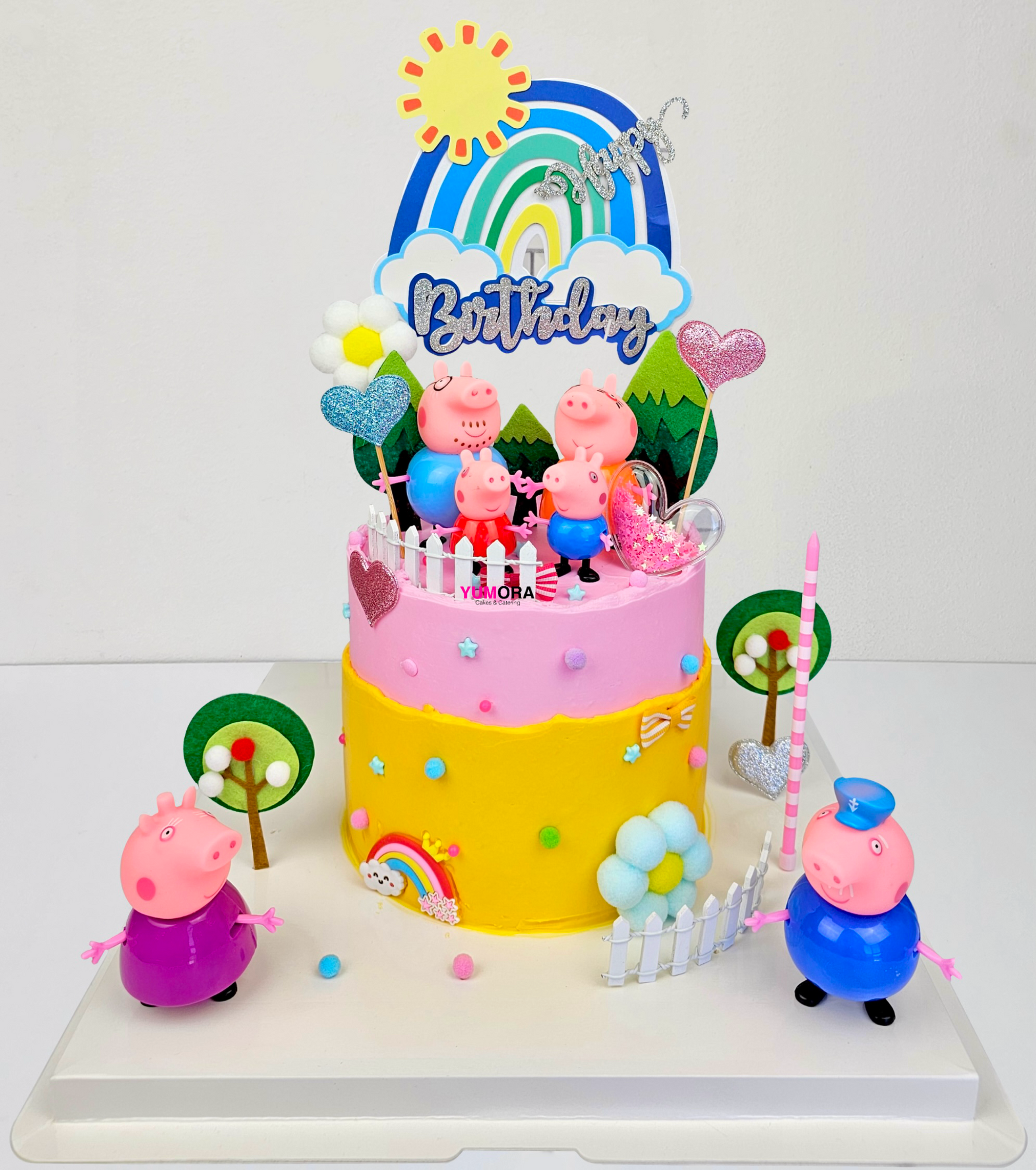 Peppa pig cake, Peppa pig birthday, kids party cakes, best birthday cakes, cakes in sydney, buttercream cakes