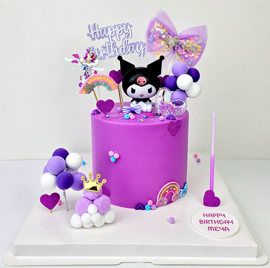 Kuromi cake, Sanrio cake, best cakes sydney, best kids birthday cakes, party cakes, birthday cakes, cakes for kids