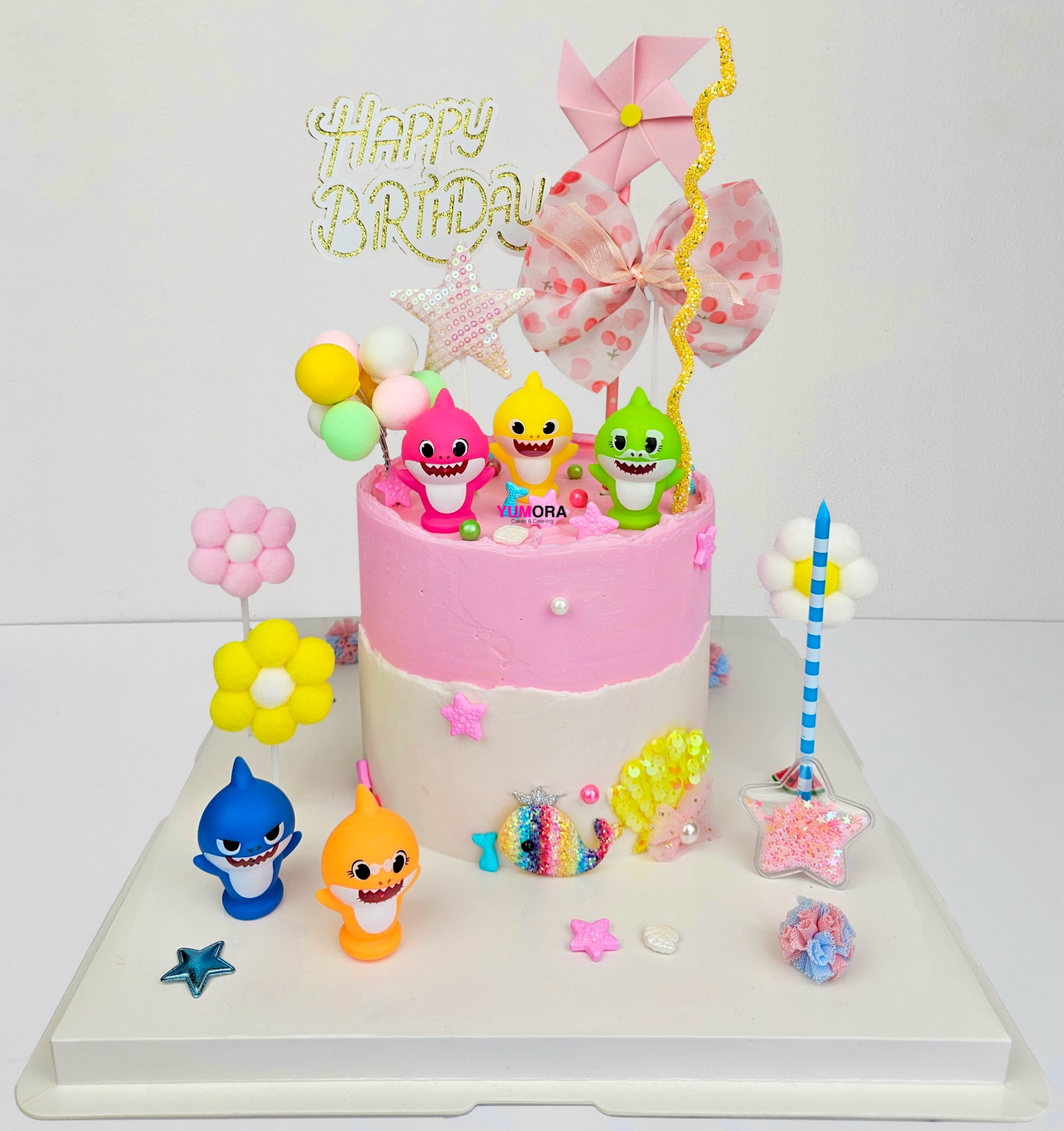 Baby shark birthday cake, cakes sydney, best kids cakes in sydney, buttercream cakes, birthday cakes